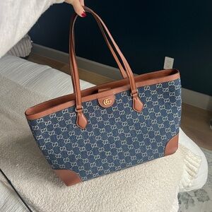 Gucci denim monogram Tote Bag